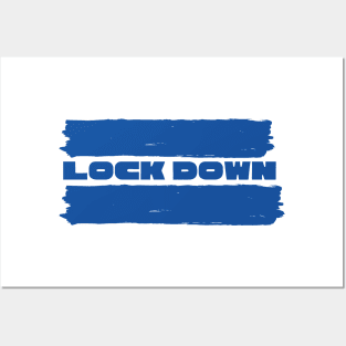 Blue Lock Down Design Posters and Art